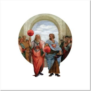 Basketball - Platon and Aristoteles Posters and Art